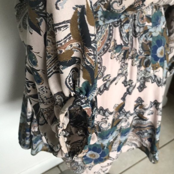 Free People lightweight floral print mini dress - Picture 5 of 6